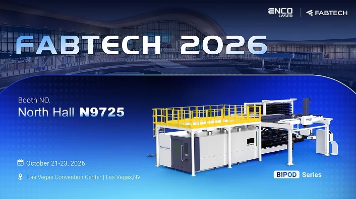 ENCO Laser впервые представляет серию BIPOD на FABTECH 2026: новое поколение интеллектуальной лазерной резки